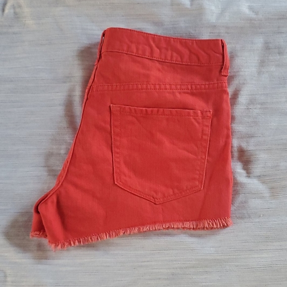 Red-Orange Shorts - Picture 3 of 6